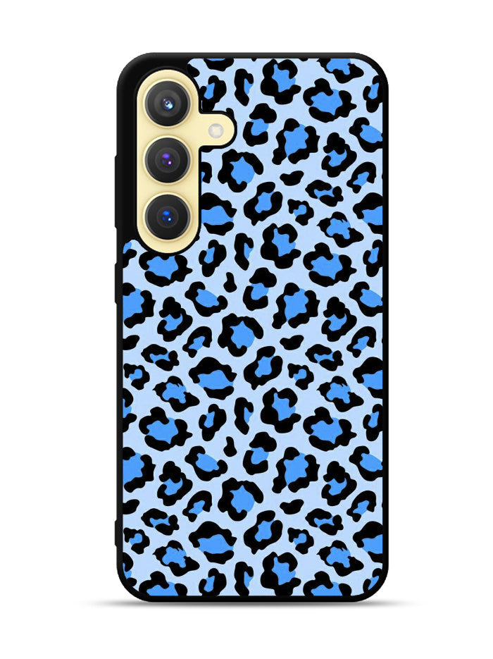 Leopard Blue Pattern Samsung Galaxy S24 FE 5G Case OV9850