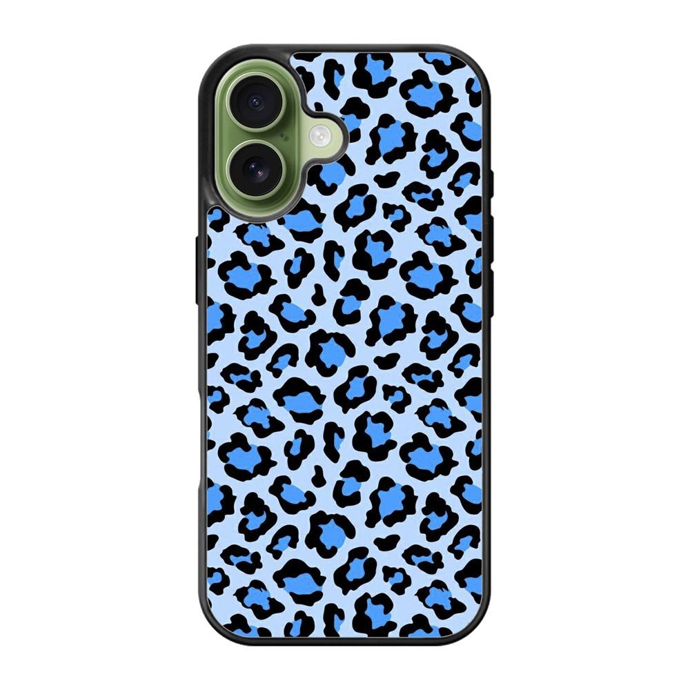 Leopard Blue Pattern iPhone 17 Case OV9850