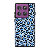 Leopard Blue Pattern Motorola Moto Edge 60 Pro Case OV9850
