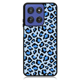 Leopard Blue Pattern Motorola Moto G Stylus 5G 2025 Case OV9850