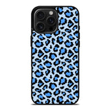 Leopard Blue Pattern iPhone 16 Pro Case OV9850