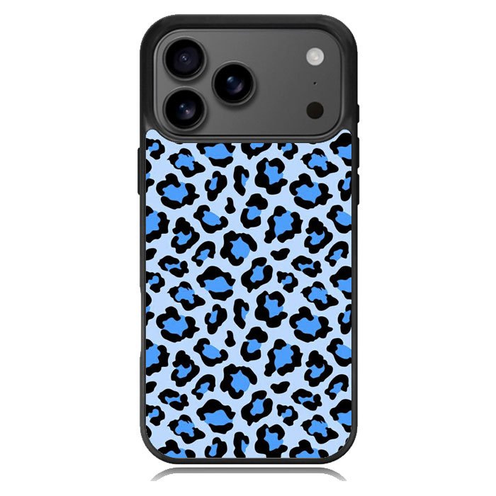 Leopard Blue Pattern Samsung Galaxy S26 Ultra Case OV9850