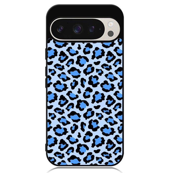 Leopard Blue Pattern Google Pixel 9 Pro XL Case OV9850