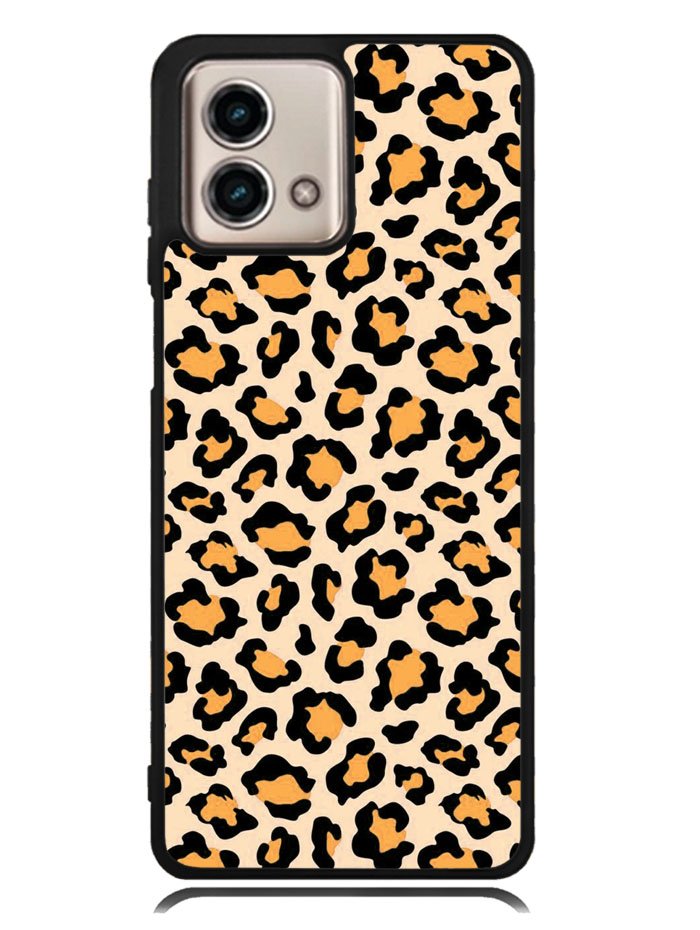 Leopard Orange Pattern Motorola Moto G Stylus 5G 2023 Case OV9853