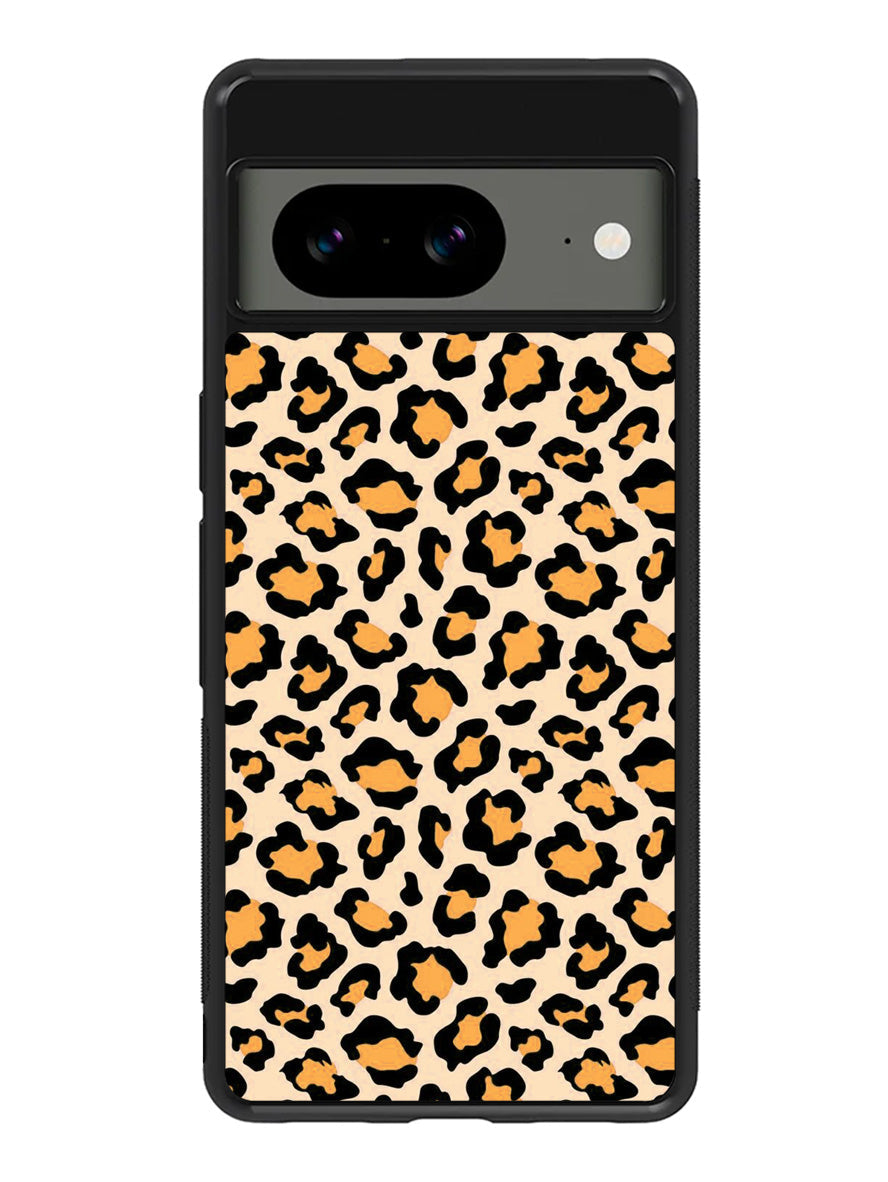 Leopard Orange Pattern Google Pixel 8A Case QC9853