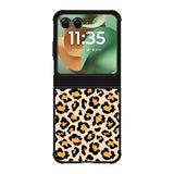 Leopard Orange Pattern Motorola Moto RAZR 2025 Case OV9853
