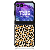Leopard Orange Pattern Motorola Moto Razr Plus 2024 , Moto Razr+ 2024 Case OV9853