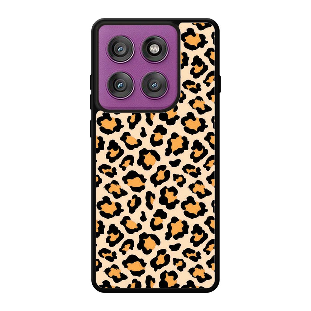 Leopard Orange Pattern Motorola Moto Edge 60 Pro Case OV9853