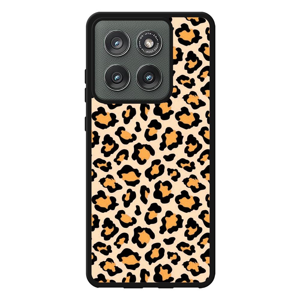 Leopard Orange Pattern Motorola Moto Edge 2025 Case OV9853