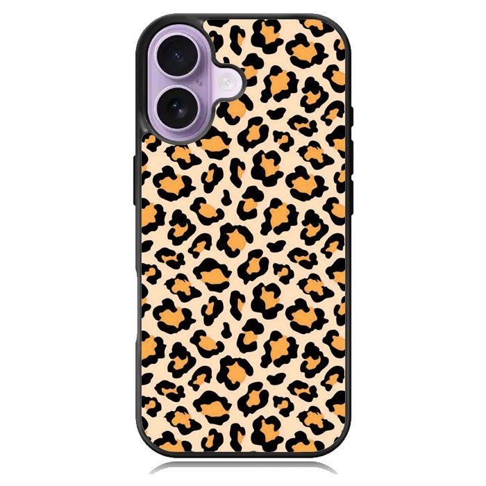 Leopard Orange Pattern iPhone 17 Case OV9853