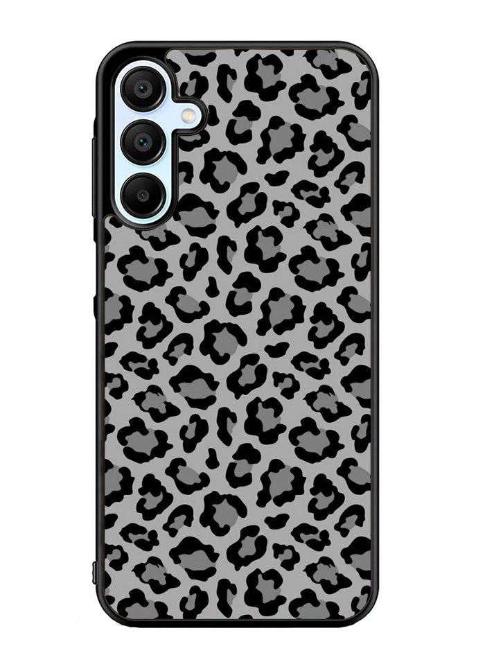 Leopard Grey Pattern Samsung Galaxy A15 5G Case