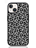 Leopard Grey Pattern iPhone 14 Case OV9852