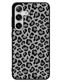 Leopard Grey Pattern Samsung Galaxy S24 5G Case