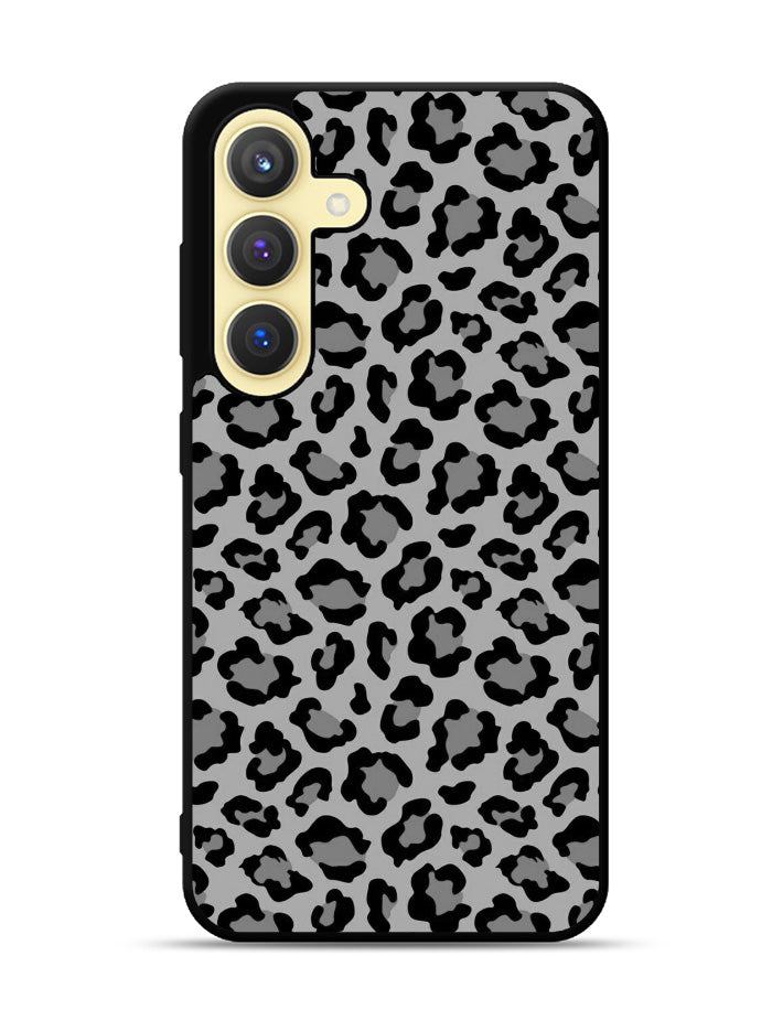 Leopard Grey Pattern Samsung Galaxy S25 Plus 5G , Samsung Galaxy S25+ 5G Case