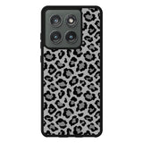 Leopard Grey Pattern Motorola Moto Edge 2025 Case