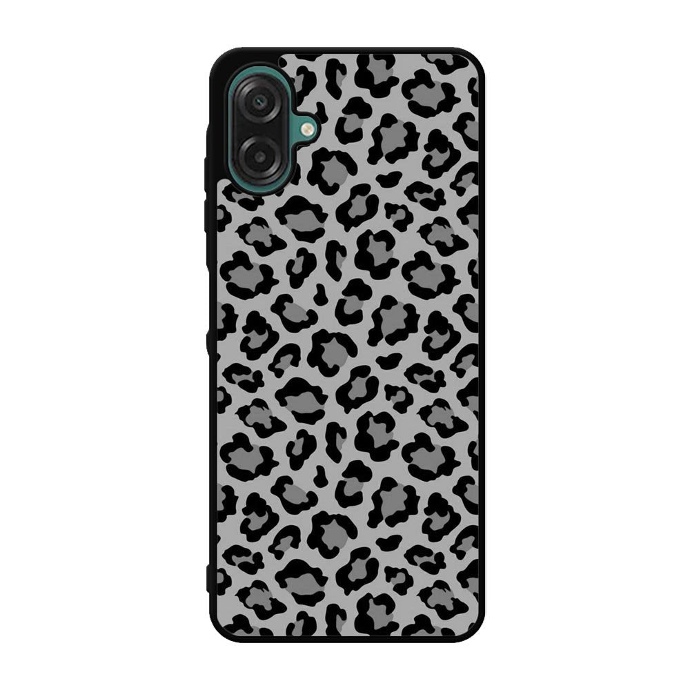 Leopard Grey Pattern Samsung Galaxy A07 Case