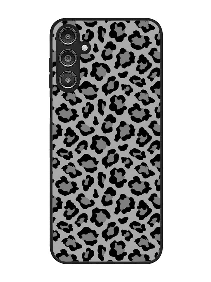Leopard Grey Pattern Samsung Galaxy A14 5G Case