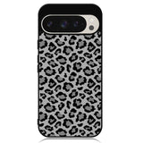 Leopard Grey Pattern Google Pixel 9 Pro XL Case