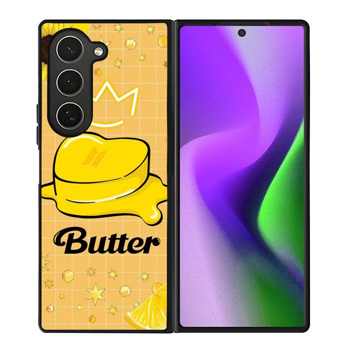 BTS Butter Sun Flower Samsung Galaxy Z Fold 6 5G 2024 Case OV9876