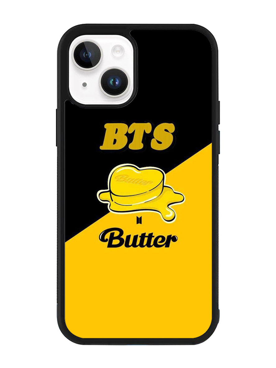 BTS Butter Black Yellow iPhone 14 Case QC9865