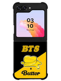 BTS Butter Black Yellow Samsung Galaxy Z Flip 5 5G 2023 Case OV9865