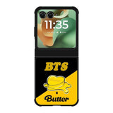 BTS Butter Black Yellow Motorola Moto RAZR 2025 Case OV9865