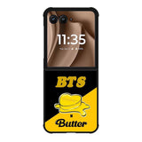 BTS Butter Black Yellow Motorola Moto RAZR Plus 2025 Case OV9865