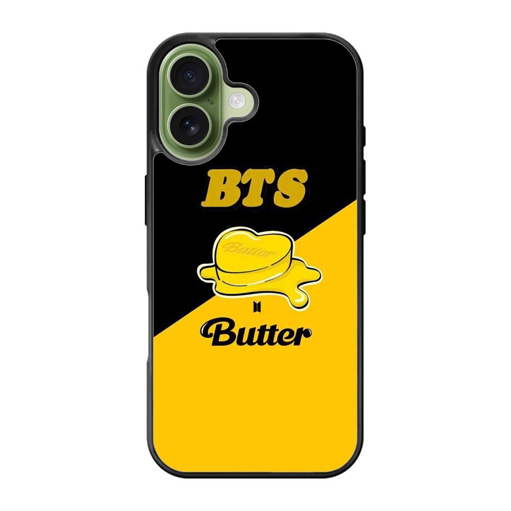 BTS Butter Black Yellow iPhone 17 Case QC9865