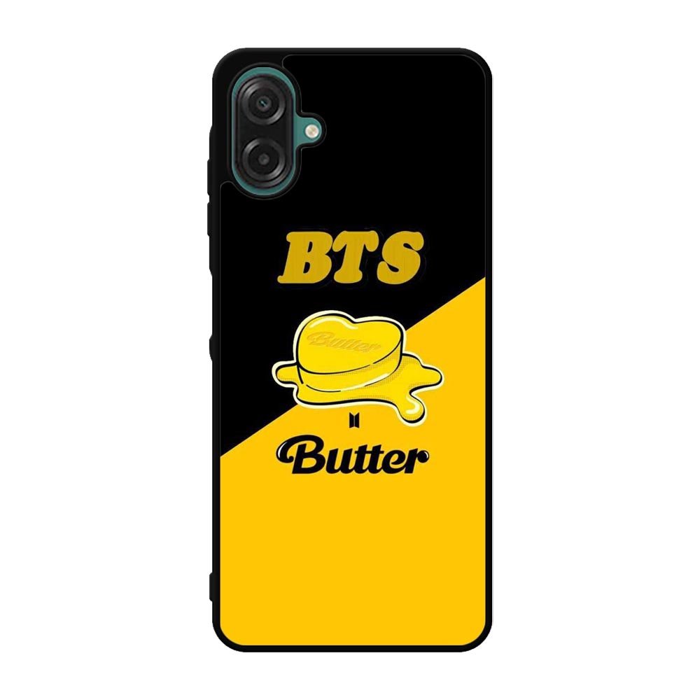 BTS Butter Black Yellow Samsung Galaxy A07 Case QC9865