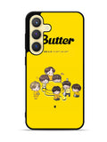 BTS Butter Chibi Wallpaper Samsung Galaxy S25 5G Case OV9868