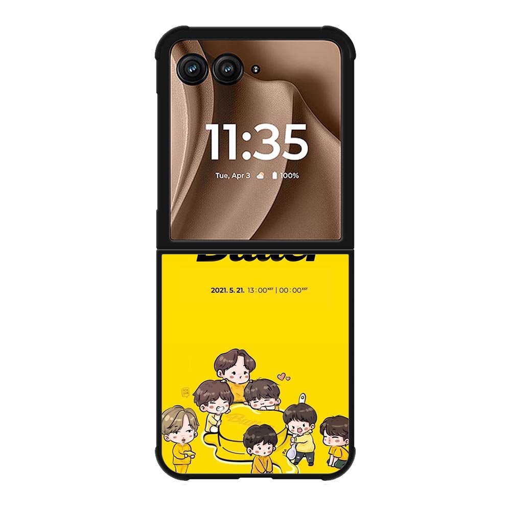 BTS Butter Chibi Wallpaper Motorola Moto RAZR Plus 2025 Case OV9868