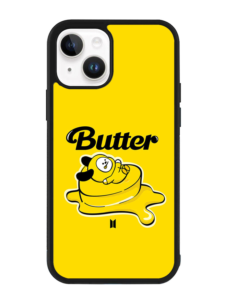 BT21 BTS Chimmy On The Butter iPhone 15 Plus Case OV9856