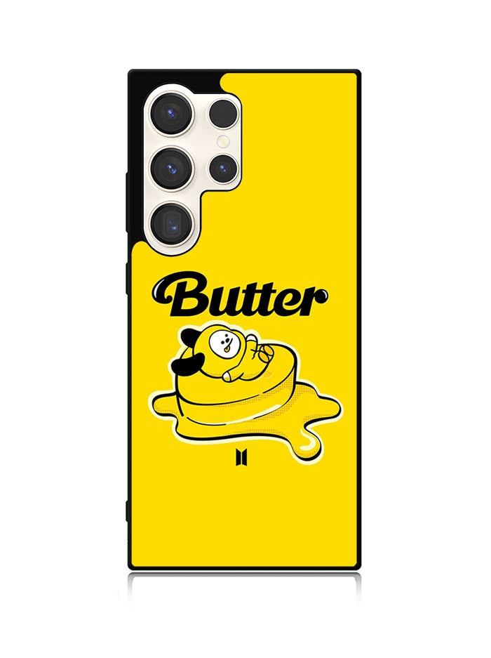 BT21 BTS Chimmy On The Butter Samsung Galaxy S25 Ultra 5G Case QC9856