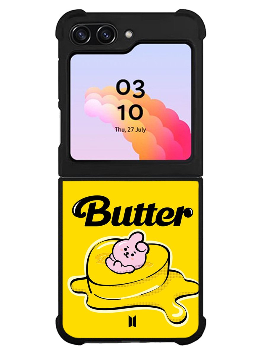 BT21 BTS Cooky On The Butter Samsung Galaxy Z Flip 5 5G 2023 Case OV9857