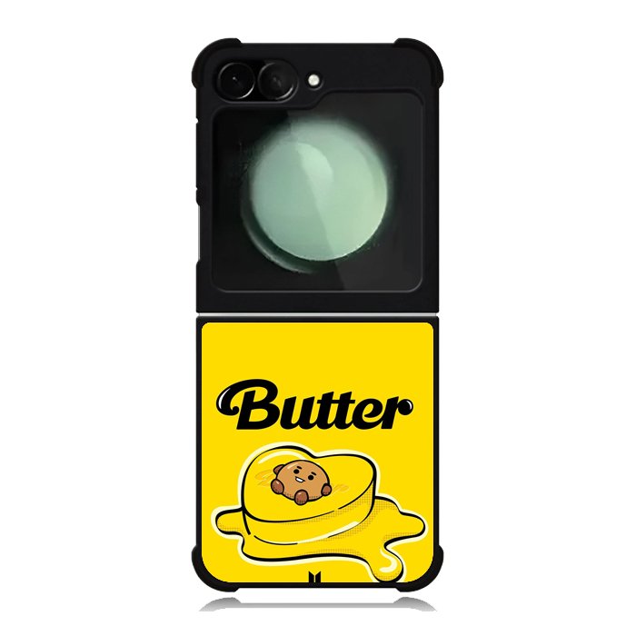 BT21 BTS Shooky On The Butter Samsung Galaxy Z Flip 6 5G 2024 Case OV9862