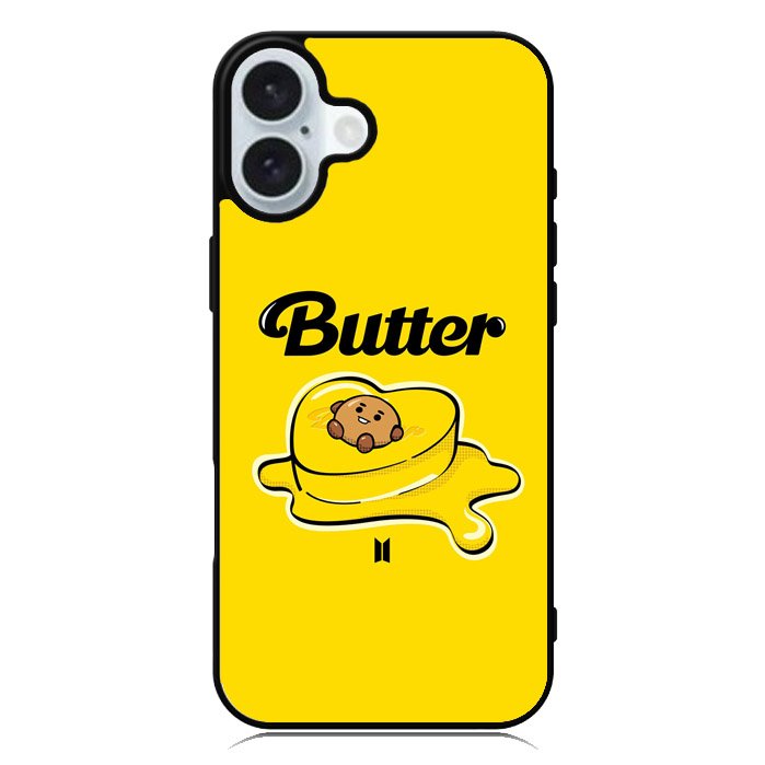 BT21 BTS Shooky On The Butter iPhone 16 Case QC9862