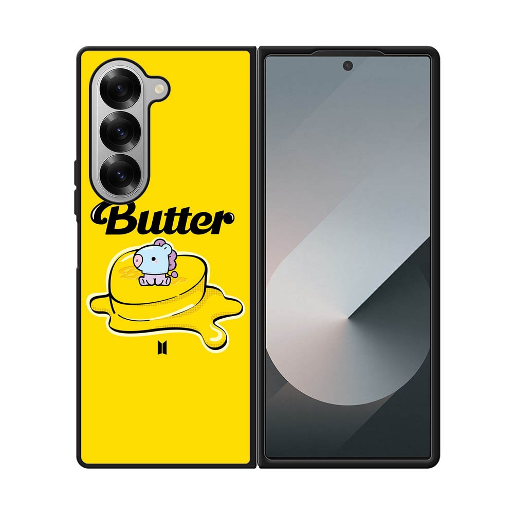 BT21 BTS Mang On The Butter Samsung Galaxy Z Fold 7 5G Case OV9859