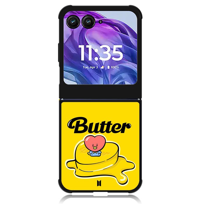 BT21 BTS Tata On The Butter Motorola Moto Razr Plus 2024 , Moto Razr+ 2024 Case OV9863