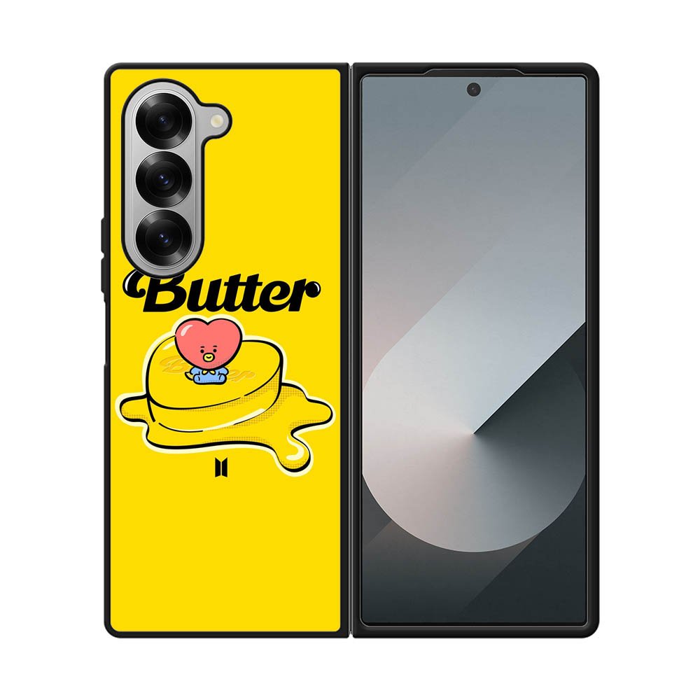 BT21 BTS Tata On The Butter Samsung Galaxy Z Fold 7 5G Case QC9863