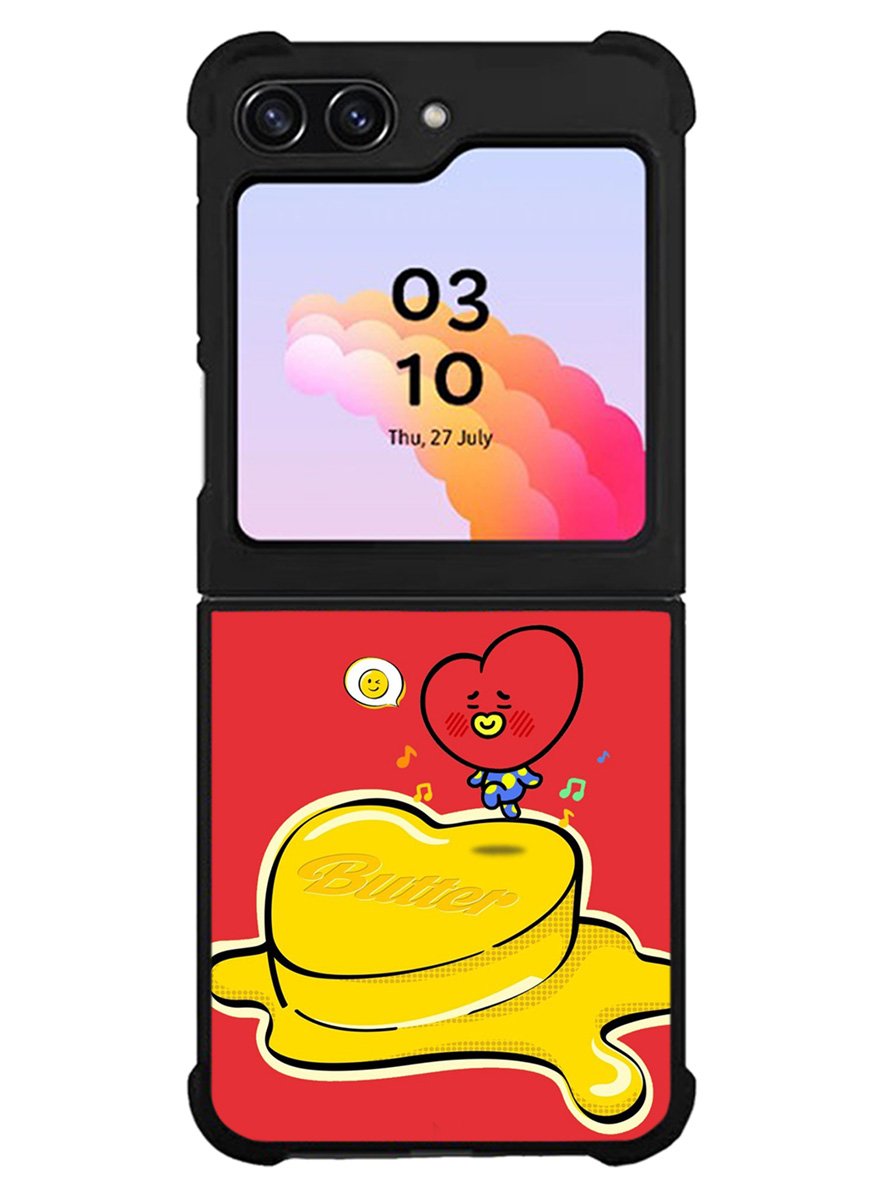 BTS Butter Tata BT21 Samsung Galaxy Z Flip 5 5G 2023 Case OV9878