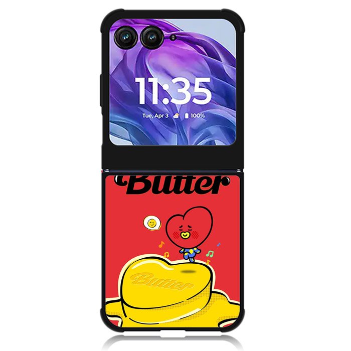 BTS Butter Tata BT21 Motorola Moto Razr Plus 2024 , Moto Razr+ 2024 Case OV9878