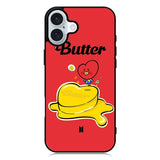 BTS Butter Tata BT21 iPhone 16 Plus Case QC9878