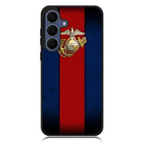 Marine Corps Red Blue Samsung Galaxy S25 FE Case OV9882