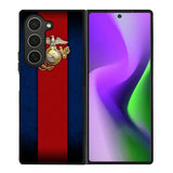 Marine Corps Red Blue Samsung Galaxy Z Fold 6 5G 2024 Case OV9882