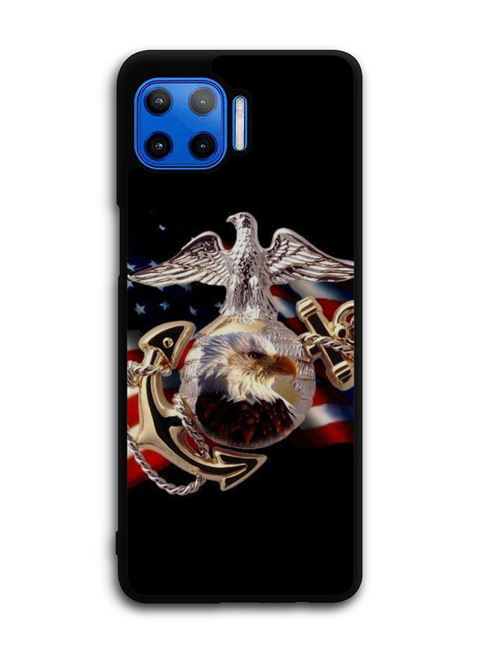Marine Corps USA Motorola Moto One 5G Case , Moto One 5G UW Case , Moto G 5G Plus Case