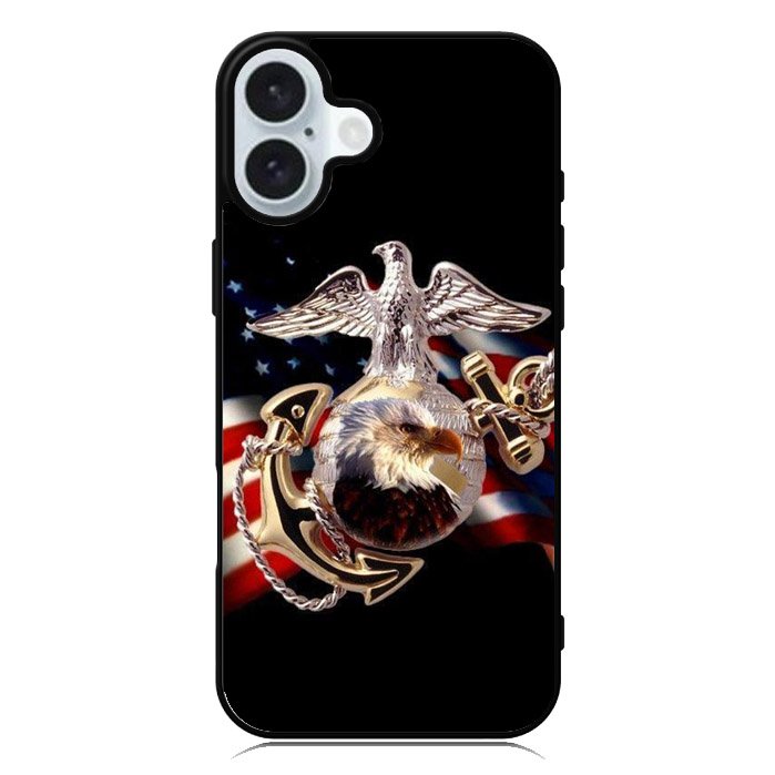 Marine Corps USA iPhone 16 Case