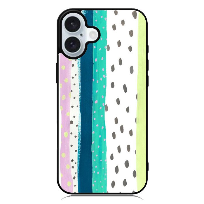 Bright colored art iPhone 16 Plus Case QC9892