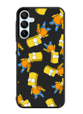 The Simpsons Pattern Samsung Galaxy A15 5G Case OV9902