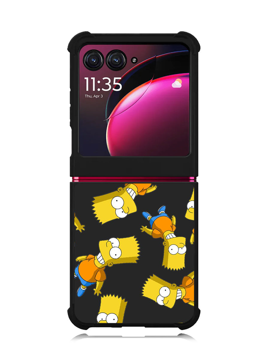 The Simpsons Pattern Motorola Moto Razr Plus 2023 , Moto Razr+ 2023 Case OV9902