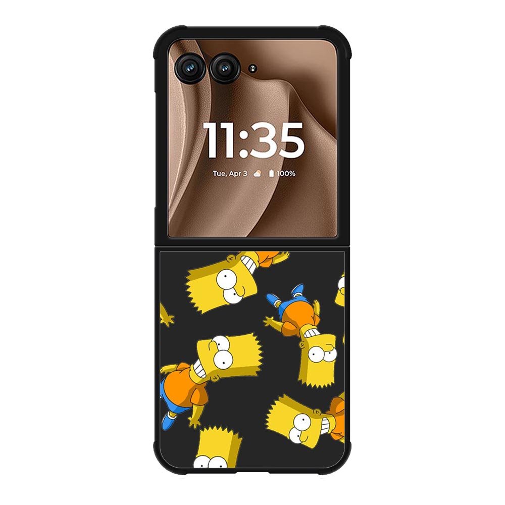 The Simpsons Pattern Motorola Moto RAZR Plus 2025 Case OV9902